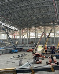 xingkong-数百日夜匠心筑造，兰山体育中心拔节生长托起“省运梦想”